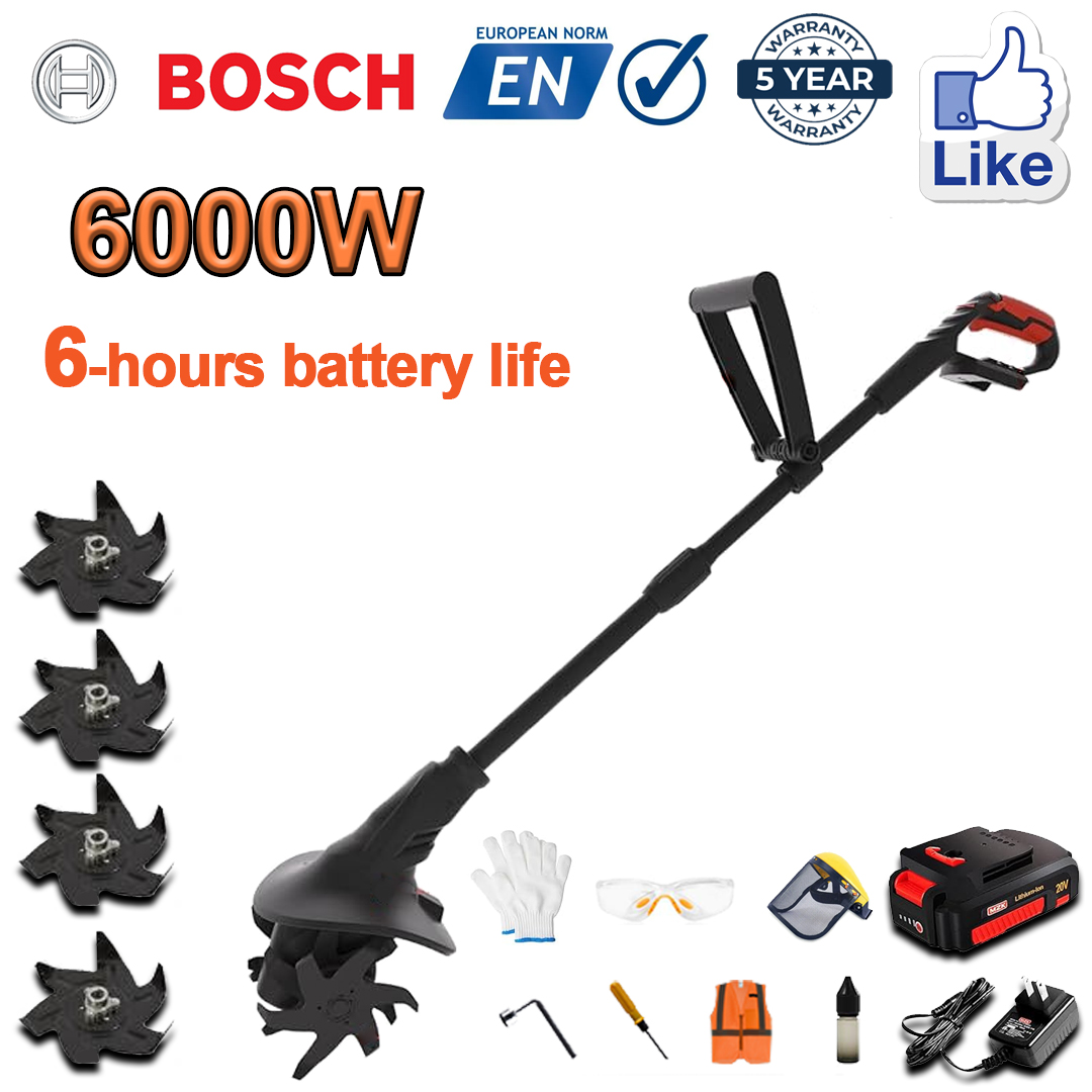 (Výdrž batérie 6 hodín) 6000W pluh + 96V lítiová batéria * 1 + rýchlonabíjačka * 1 + radlica pluhu * 4 + rôzne príslušenstvo